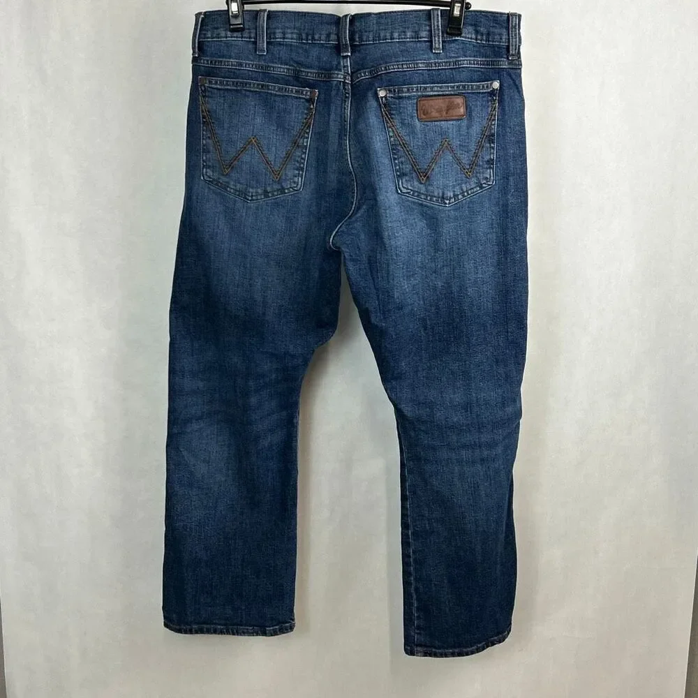 Wrangler Retro Slim Boot Cut Denim Jeans Size 36x30